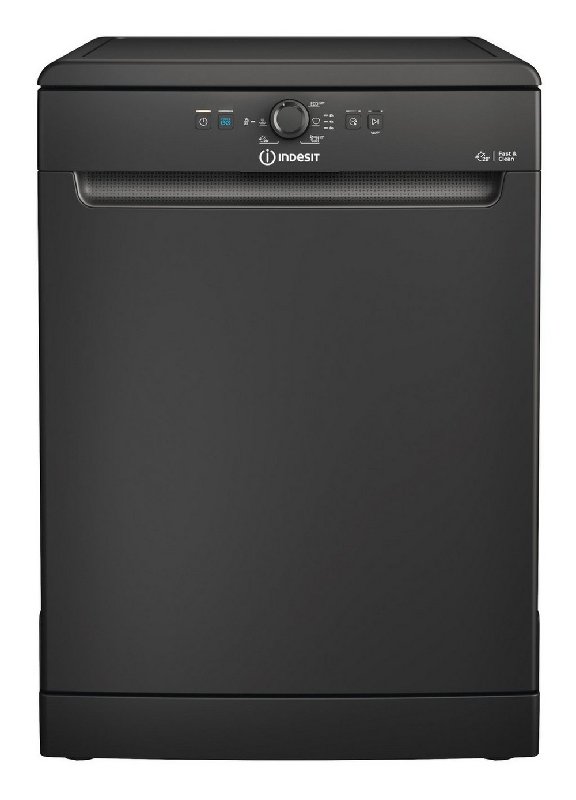 Indesit D2F HK26 B UK Black Freestanding Dishwasher with 14 Place Settings