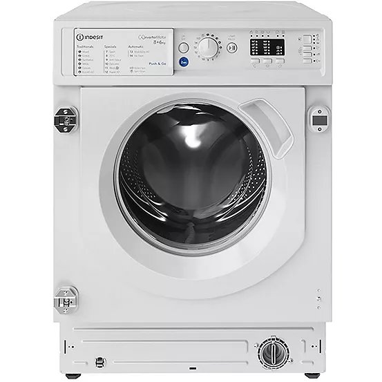 Indesit BIWDIL861485UK 8kg/6kg 1400 Spin Washer Dryer in White
