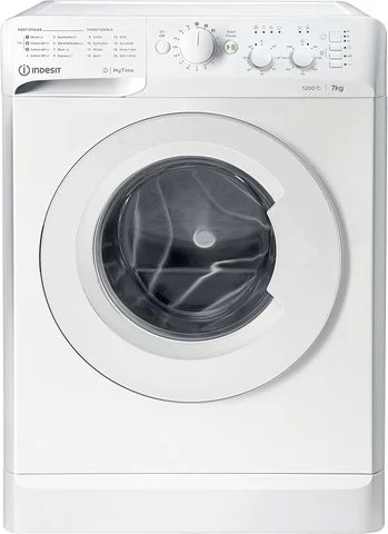 Indesit MyTime MTWC71252WUK Freestanding 7kg 1200 Spin Washing Machine in White