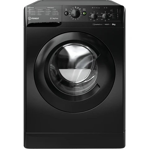 Indesit MTWC 81495 BK UK Black 8kg Washing Machine with 1400 RPM Spin