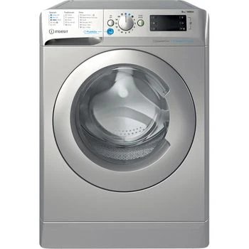 Indesit BWE 81496X SV UK Silver 8kg Washing Machine with 1400 RPM and Steam Technology