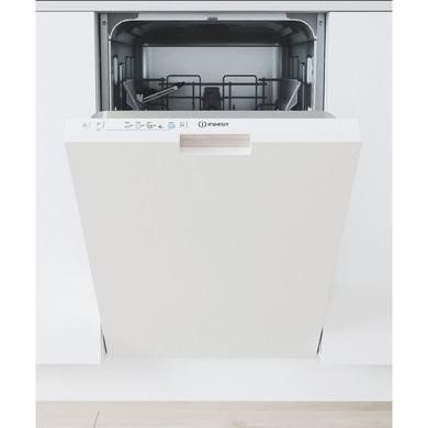 Indesit IN2IE10CS80UK White Fully Integrated Slimline Dishwasher - 10 Place Settings