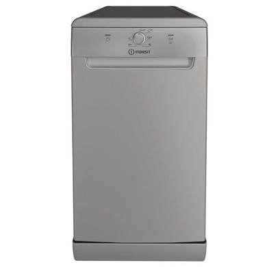 Indesit IN2FE10CS90SUK Silver Slimline Dishwasher - 10 Place Settings, 45cm Wide