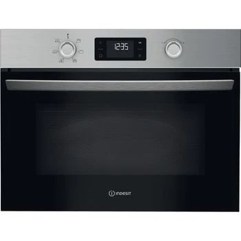 Indesit IP 252R XUK Stainless Steel Built-in Microwave and Grill, 40L, 900W