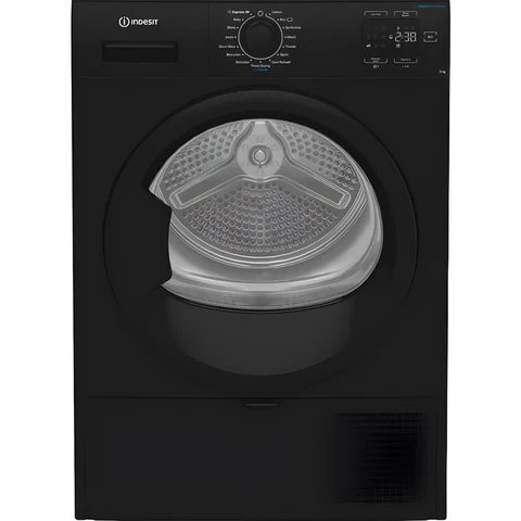 Indesit CYSD82DBBUK 8kg Heat Pump Tumble Dryer in Black