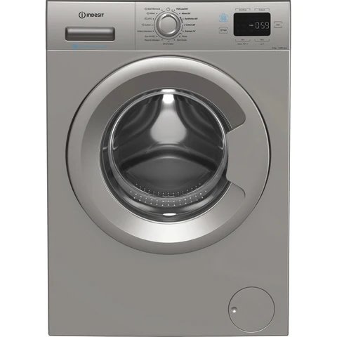 Indesit IP 946S PUSH&GO UK Silver 9kg 1400 RPM A-Rated Washing Machine