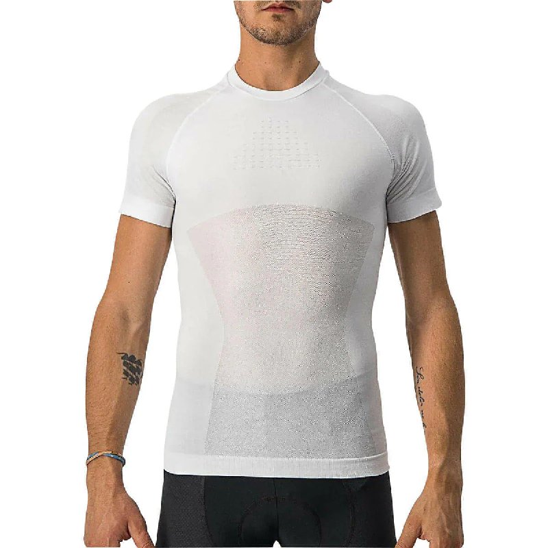 Castelli Core Seamless Short Sleeve Men's Cycling Base Layer - White