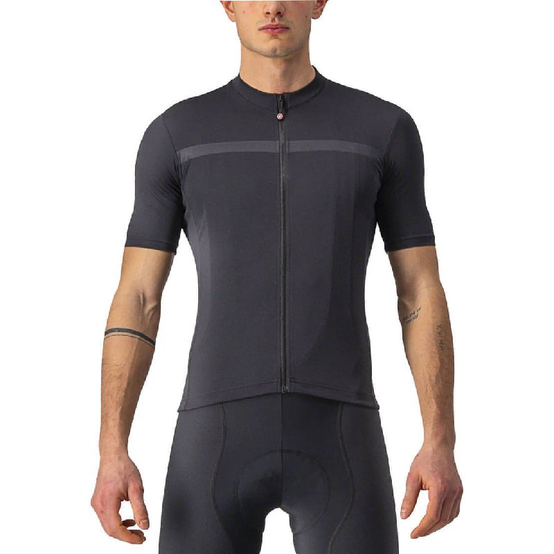 Castelli Classifica Short Sleeve Men's Cycling Jersey in Black