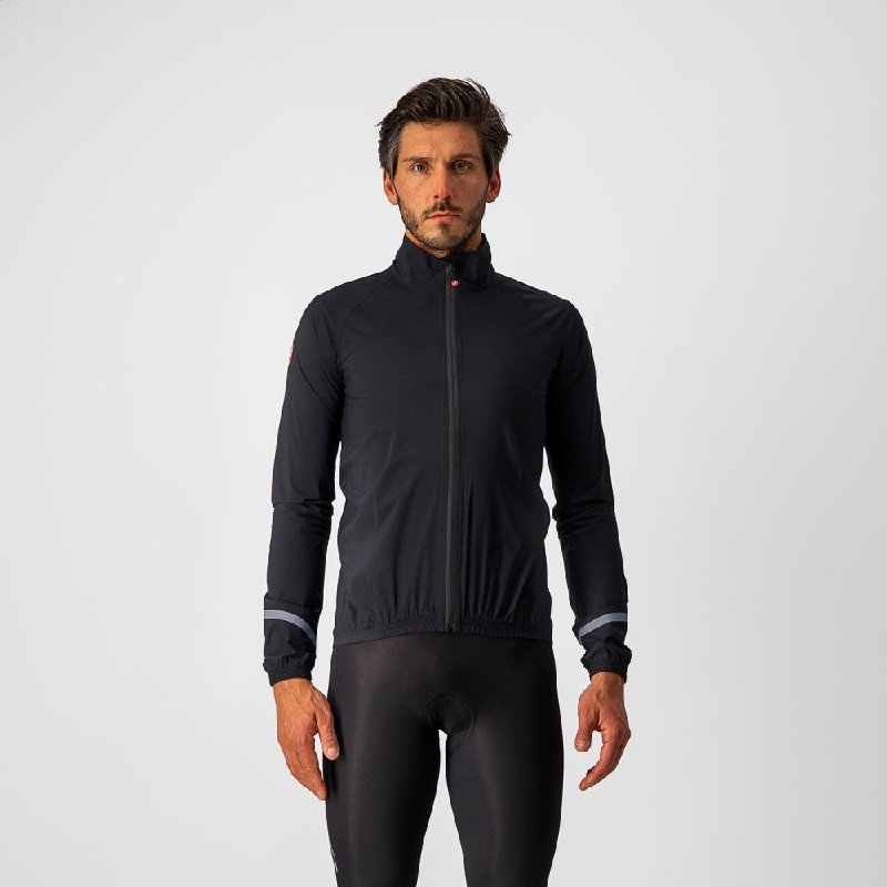 Castelli Emergency 2 Rain Jacket - Black