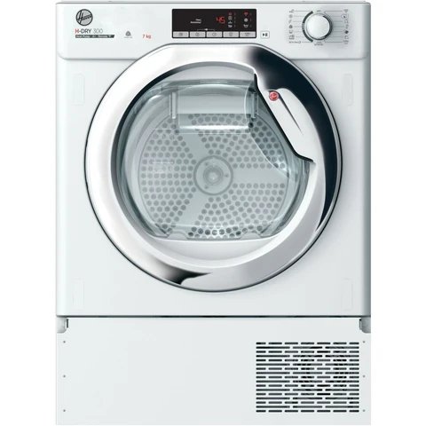 Hoover BHTD H7A1TCE Wi-Fi Connected White Integrated 7kg Heat Pump Tumble Dryer
