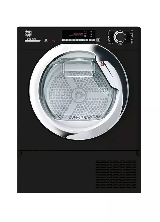 Hoover BATDH7A1TCEB-80 Black 7kg Heat Pump Tumble Dryer
