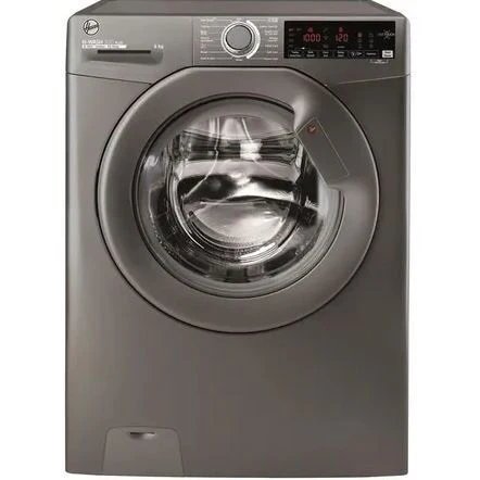 Hoover H-WASH+DRY 300 Plus 9kg/6kg Washer Dryer, 1600 RPM, Graphite