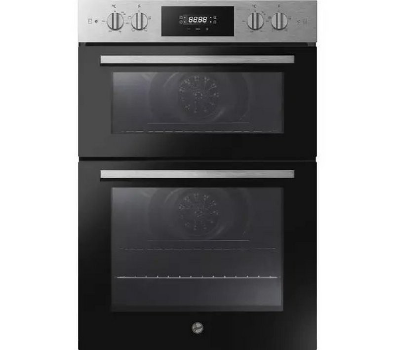 Hoover HO9DC3B308IN Stainless Steel Built-in Electric Double Oven with Hydrolytic Cleaning