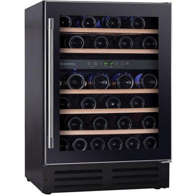 Hoover HWCB 60 UK/N 46 Bottle Dual Zone Freestanding Wine Cooler - Black