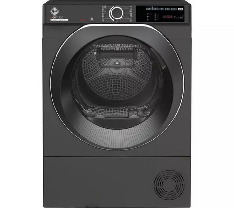 Hoover H-Dry 500 NDEH10A2TCBER Graphite 10kg Heat Pump Tumble Dryer with Wi-Fi