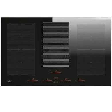 Haier Series 6 HAIH8IFMCF 83cm Venting Induction Hob in Black - Refurbished Grade A1