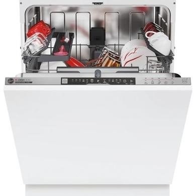 Hoover H-Dish 300 Integrated Dishwasher with Smart Wi-Fi and Silver Control Panel