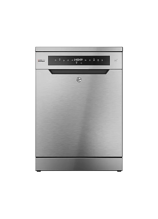 Hoover H-Dish 700 HF 6B4S1PX-80 Dishwasher with 16 Place Settings in Stainless Steel