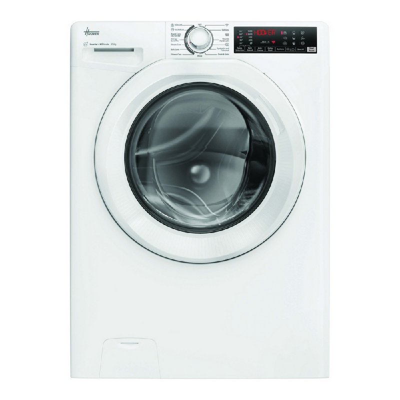 Hoover H3WPS4106TM6-80 White 10kg Washing Machine with 1400 RPM Spin