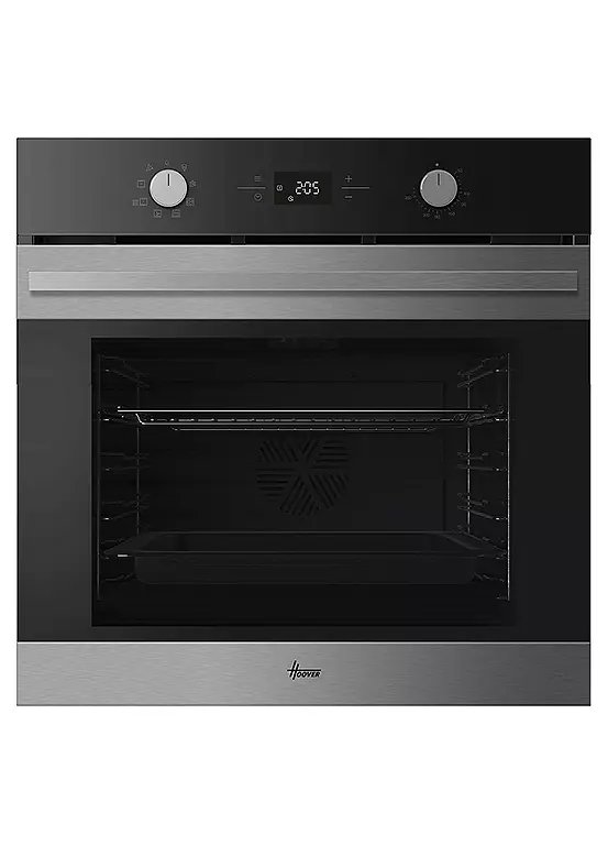 Hoover HO6 H3T1CTX Stainless Steel Built-In Single Oven, 78L Capacity, A+ Energy Rating