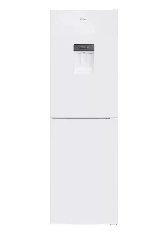 Candy CCT3L517EWWK 55cm Low Frost Fridge Freezer with Water Dispenser (White, 145L Fridge, 101L Freezer)