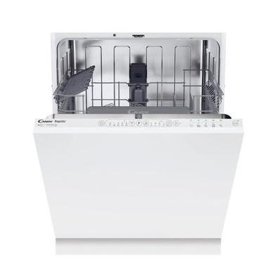 Candy Rapido CI 4C7L0W-80 Integrated Dishwasher with Smart Wi-Fi, White Control Panel
