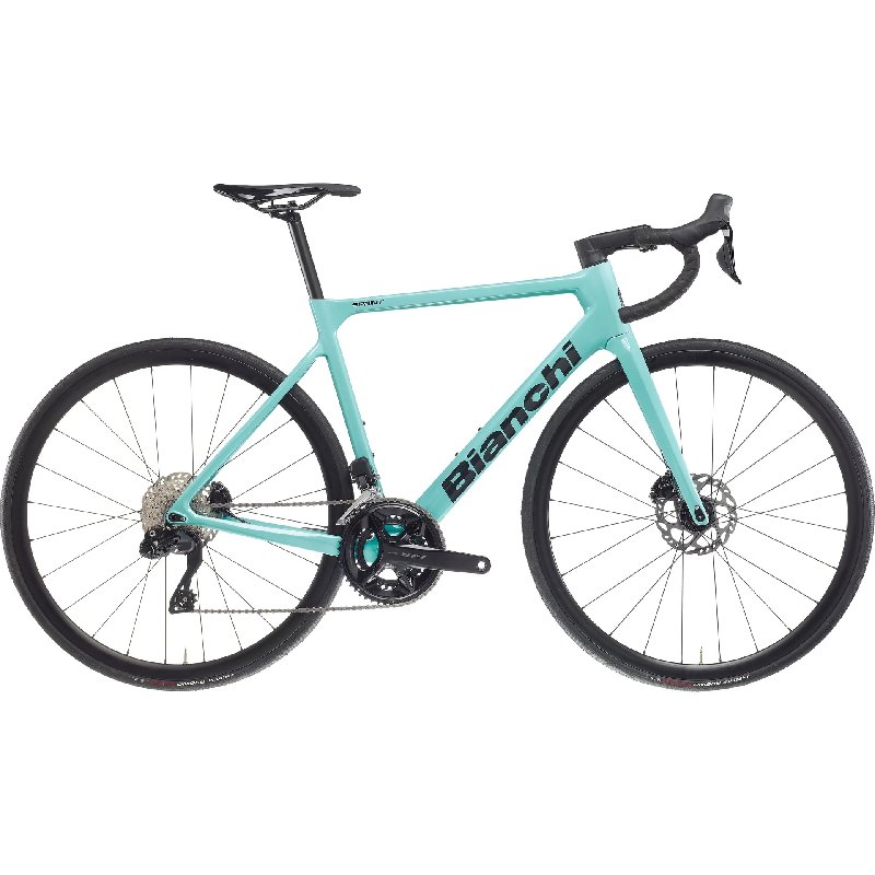 Bianchi Sprint 105 Carbon Road Bike 2025 in Celeste Green/Black