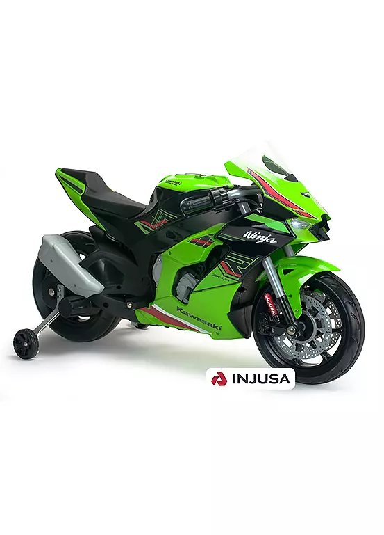 Injusa 12V Kawasaki Ninja ZX R10 Electric Motorbike for Children