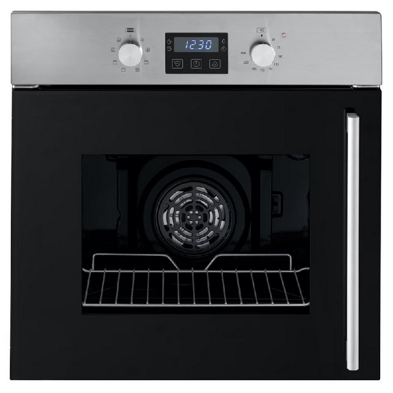 Cata SWING60SS Grey/Black Built-In Single Electric Oven, 67L Capacity, A Energy Rating