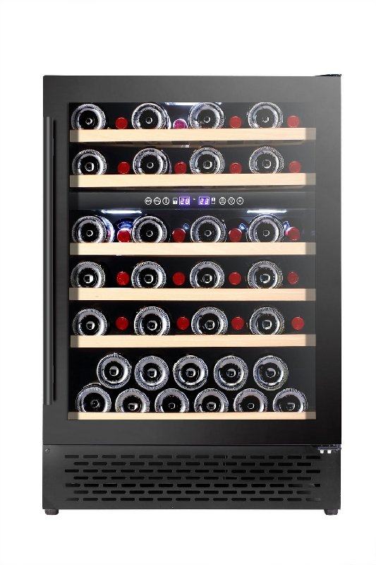 Cata UBBKWC60 Black Wine Cooler with 51 Bottle Capacity