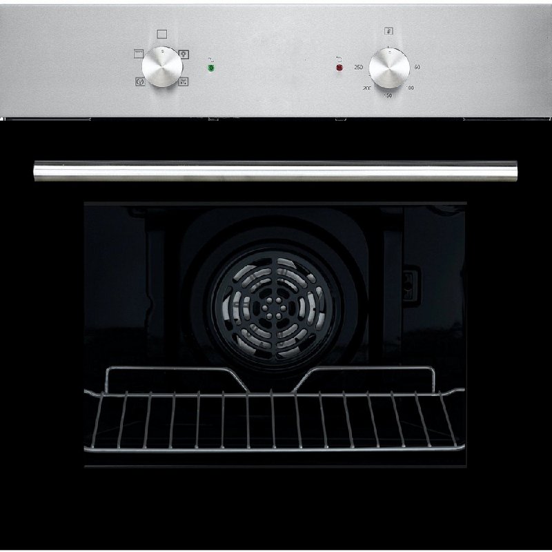 Cata CUL57MMSS Slim Depth 60cm Built-In Electric Single Oven with 13 Amp Plug