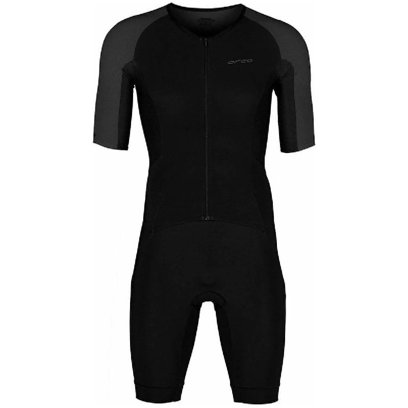 Orca Athlex Aero Race Men's Tri Suit in Silver/Black