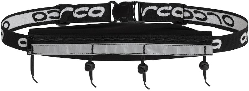 Orca Race Belt with Zip Pocket - Black