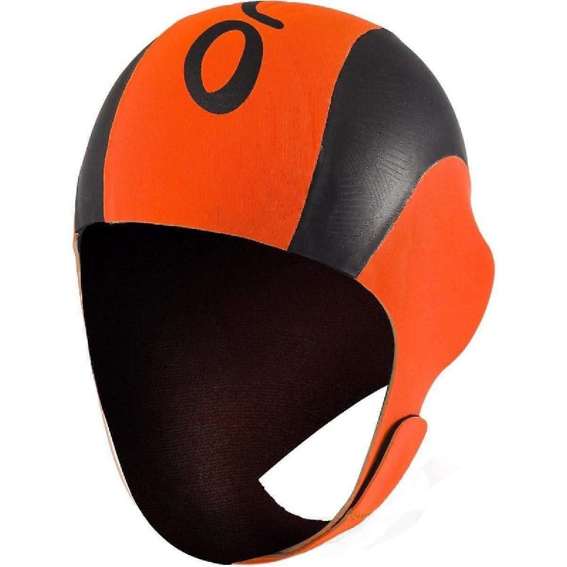 Orca High Vis Neoprene Swim Cap - Orange