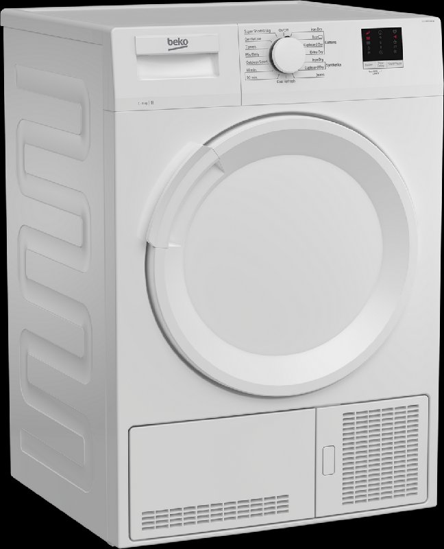 Beko DTLCE80041W 8kg Condenser Tumble Dryer in White