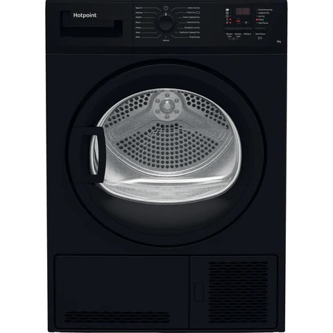 Hotpoint C HD C82 BBGD UK 8kg Condenser Tumble Dryer in Black