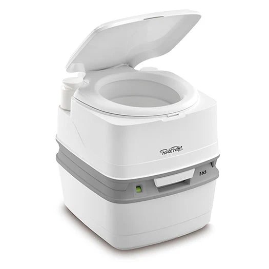 Thetford Porta Potti Qube 365 Portable Chemical Toilet in White, 21L Waste Tank