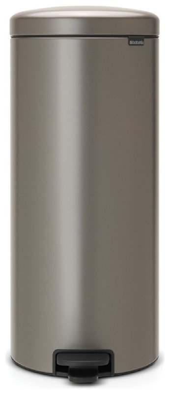 Brabantia NewIcon 30 Litre Pedal Bin in Platinum