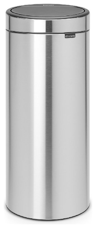 Brabantia 30 Litre Touch Bin in Matt Steel Finish