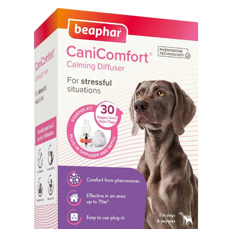 Beaphar CaniComfort Dog Calming Diffuser Starter Kit with 30-Day Refill