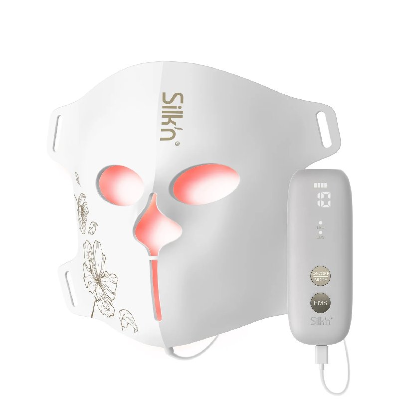 Silk'n LED Face EMS Mask with EMS Technology and 243 LED Lights