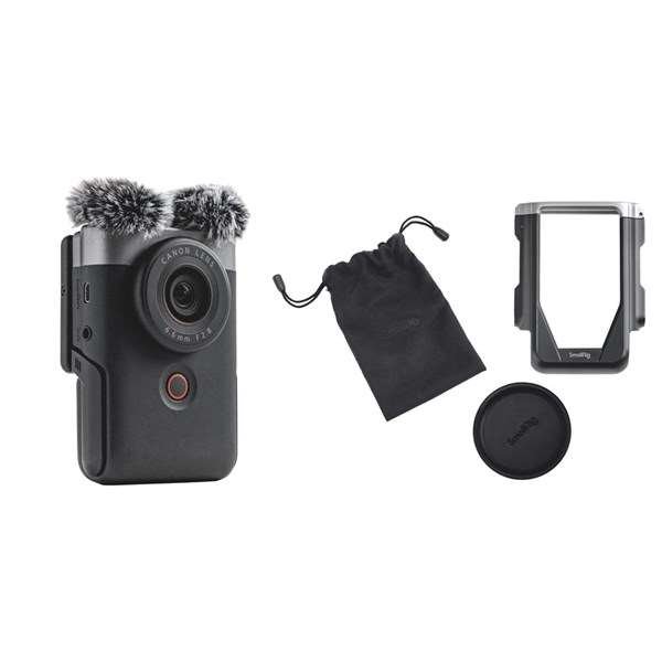 Canon PowerShot V10 Vlogging Camera Kit with Cage