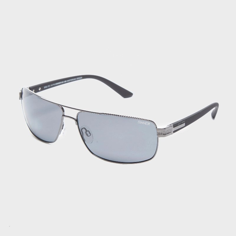 Sinner Durness Sunglasses in Black with SINTEC Polarised Lenses