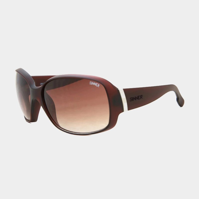 Sinner Amos X Sunglasses with Brown/Smoke Gradient Lenses