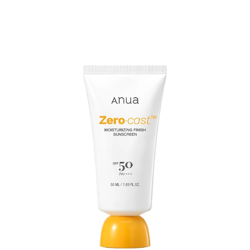 Anua Zero-Cast Moisturising Finish Sunscreen SPF 50, 50ml