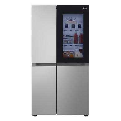 LG InstaView GSVV80PYLL 655 Litre Frost Free American Fridge Freezer in Prime Silver - Refurbished