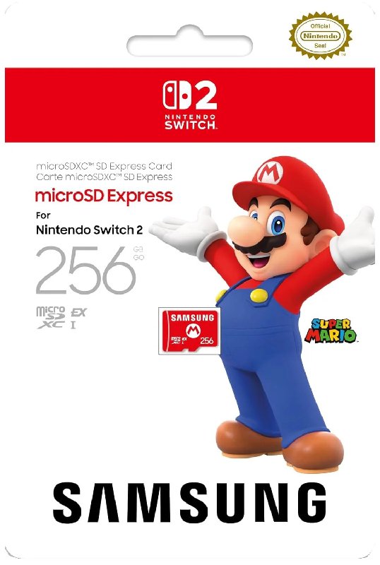 Samsung 256GB microSD Express Card for Nintendo Switch 2