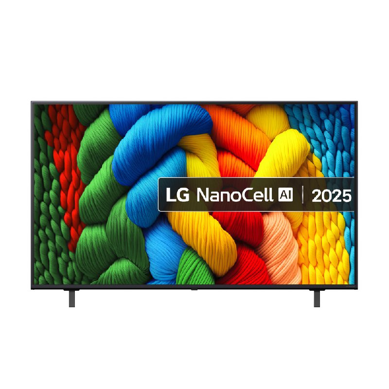 LG NANO80 55 inch 4K Ultra HD NanoCell AI Smart TV (Model: 55NANO80A6B)