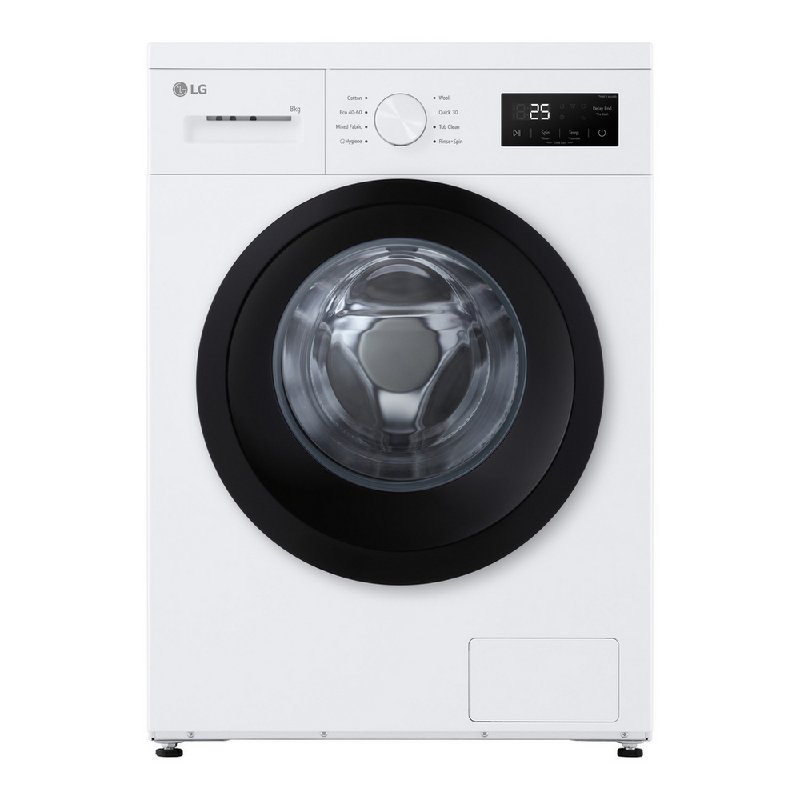 LG F4A10S8NWK White 8kg Washing Machine with 1400 RPM Spin