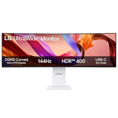 LG 49U950A-W 49" Dual QHD 144Hz Curved Nano IPS Monitor